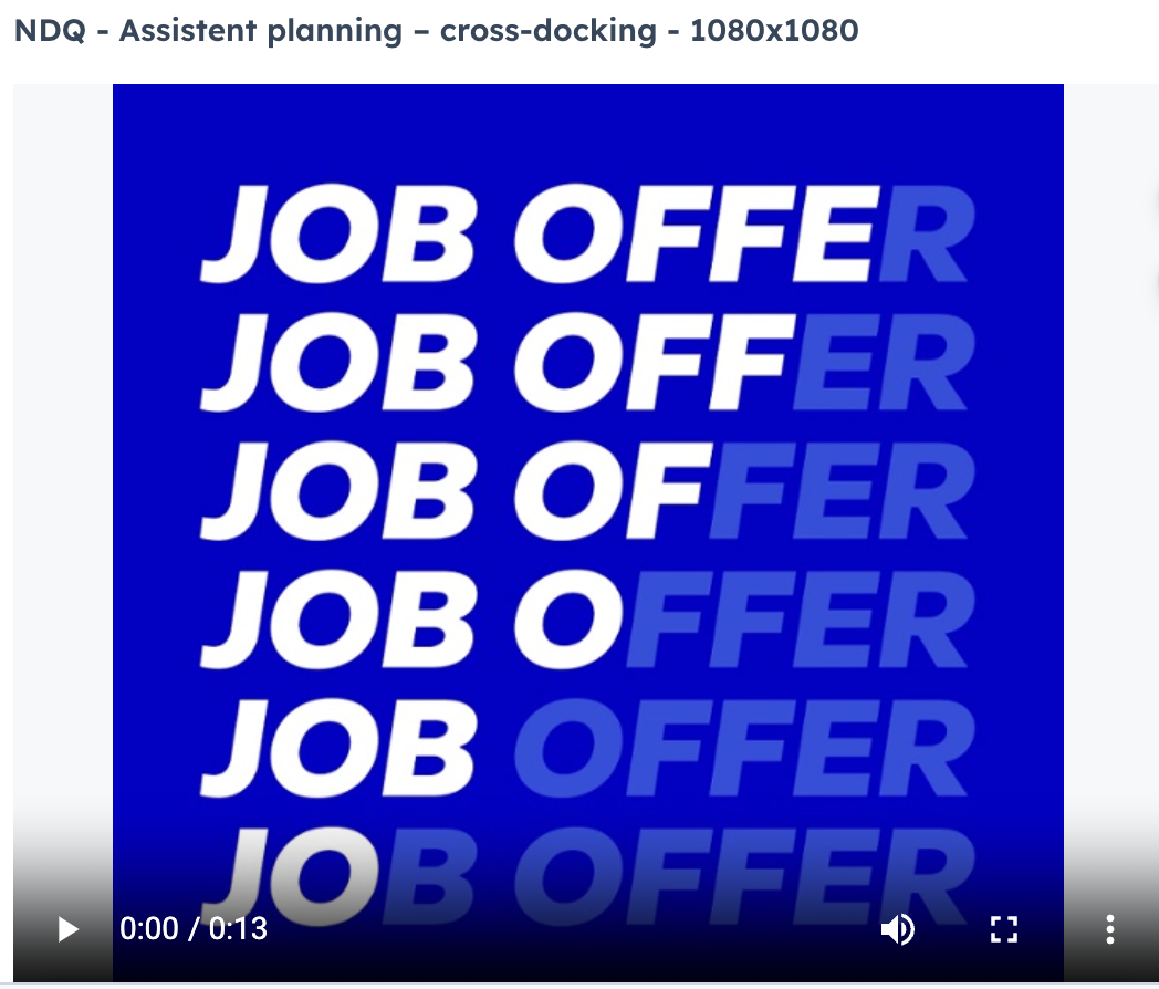 job offer video linkedin
